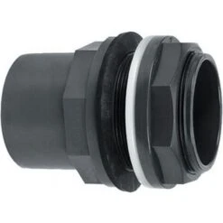 PASSANTE PASSAPARETE RACCORDO IN PVC PER FILTRO LAGHETTO STAGNO 32/40 X 1 1/4