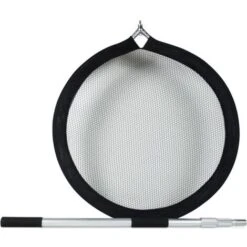 RETE RETINO PER CATTURA CARPE KOI PESCI ROSSI LAGHETTO MANICO 114-300 RETE 60 CM