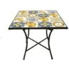 TUSCANY TAVOLO QUADRATO FERRO BATTUTO E MOSAICO 70X70X75CM -Giardino di Lusso 19954456 1