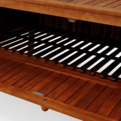 Deuba Cassapanca Da Esterni 2in1 In Legno Cuscino Coprisedile 120cm Panca Contenitore Da Giardino Panchina E Baule Arredamento Esterno -Giardino di Lusso 20470994 5