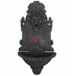 FONTANA A MURO IN GHISA A PARETE MODELLO 'LEONE' CM 41XCM 77H