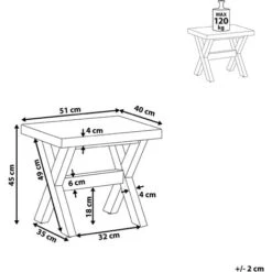 Moderno Sgabello Da Giardino Seduta In Cemento Grigio Base Legno Olbia -Giardino di Lusso 20797182 3