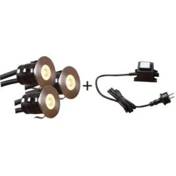 Set Faretti Starter Per Laghetto 3 Pz 1 W HEISSNER