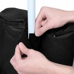 Deuba Zavorre Per Gazebo Set Di 4 Elementi 2 Sacchi Ciascuno Riempibili Peso Per Tenda Base Per Padiglione Giardino Esterno Sacchi Per Gazzebo -Giardino di Lusso 22108825 3