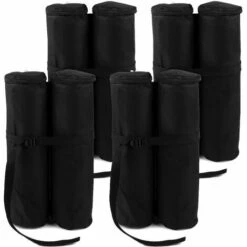 Deuba Zavorre Per Gazebo Set Di 4 Elementi 2 Sacchi Ciascuno Riempibili Peso Per Tenda Base Per Padiglione Giardino Esterno Sacchi Per Gazzebo -Giardino di Lusso 22108825 4