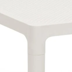 Tavolino Basso Da Caffè Bar Giardino Quadrato 45x45 Cm Interno Esterno Aviat Colore: Bianco -Giardino di Lusso 23916467 5