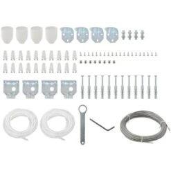 Hommoo Set Di Accessori Di Montaggio 81 Pz Per Tenda Da Sole VD26495