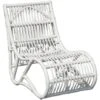 Poltrona Bassa In Rattan Naturale Chillvert Parma 61x94x85 Cm Bianca Senza Braccioli -Giardino di Lusso 27234449 1