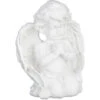 Relaxdays Statua Angelo Custode, Inginocchiato & In Preghiera, Resistente Alle Intemperie & Gelo, Decorazione, Bianco -Giardino di Lusso 27420971 1