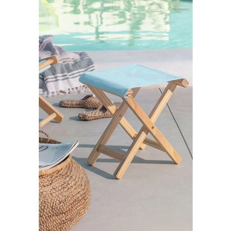 SKLUM Sgabello In Legno Pieghevole Dalma Colors Blu Isola Paradiso 4 SKLUM Sgabello In Legno Pieghevole Dalma Colors Blu Isola Paradiso - immagine 2