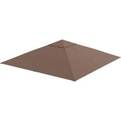 Outsunny Tetto Di Ricambio Telo Sostitutivo Per Gazebo Traspirante 3x3m