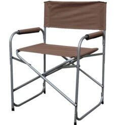 SEDIA REGISTA PIEGHEVOLE TELO COLORE CAFFE