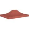 Tetto Per Tendone Per Feste 4x3 M Terracotta 270 G/m² VidaXL