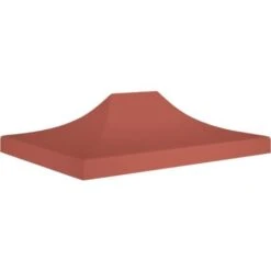 Tetto Per Tendone Per Feste 4x3 M Terracotta 270 G/m² VidaXL