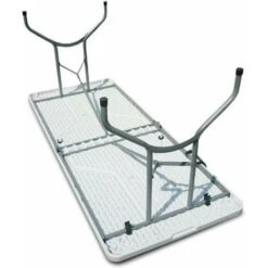 TAVOLO TAVOLINO PIEGHEVOLE SAGRA GIARDINO FIERA MERCATO PIC NIC CAMPEGGIO IN DURA RESINA 180X75X74 -Giardino di Lusso 30047431 2