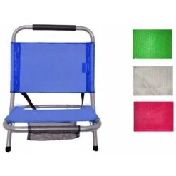 Spiaggina Mare Pieghevole Leggera Sedia Textilene Spiaggia Tracolla Portatile