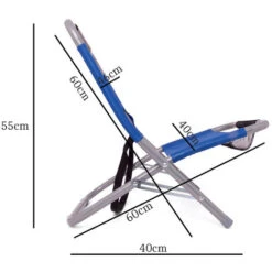 Spiaggina Mare Pieghevole Leggera Sedia Textilene Spiaggia Tracolla Portatile -Giardino di Lusso 30290708 3