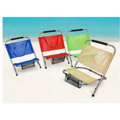 Spiaggina Mare Pieghevole Leggera Sedia Textilene Spiaggia Tracolla Portatile -Giardino di Lusso 30290708 5