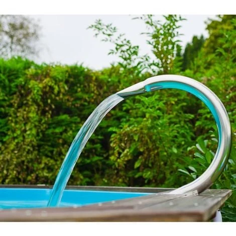 Doccia A Cascata Mamba 14,5x46,5x50 Cm In Acciaio Ubbink 4 Doccia A Cascata Mamba 14,5x46,5x50 Cm In Acciaio Ubbink - immagine 2