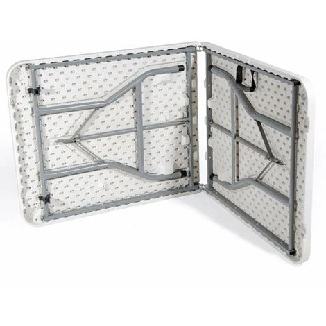 Tavolo Pieghevole In Plastica Trasportabile Bianco Pic Nic 180 - 90 Cm 7 Tavolo Pieghevole In Plastica Trasportabile Bianco Pic Nic 180 - 90 Cm - immagine 5