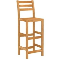 Set Da Bar Da Giardino 5 Pz In Legno Massello Di Acacia VidaXL -Giardino di Lusso 30909192 5