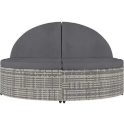 Nova Lettino Prendisole Elegant 2 Posti Con Lati Regolabili Con Cuscini Vari Colori Colore : Grigio -Giardino di Lusso 30926731 3