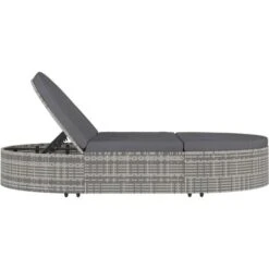 Nova Lettino Prendisole Elegant 2 Posti Con Lati Regolabili Con Cuscini Vari Colori Colore : Grigio -Giardino di Lusso 30926731 4
