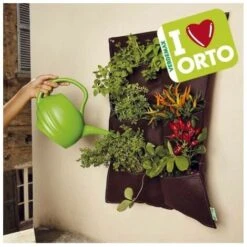 Orto Appeso Verticale In Tessuto Con 6 Tasche E Resistente Ai Raggi Diretti Del Sole - Verdemax