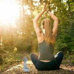 Relaxdays Statua Buddha Seduto 18 Cm, Per Soggiorno E Bagno, Resistente All’Umidità, In Pietra Artificiale, Grigio Scuro -Giardino di Lusso 31795873 5