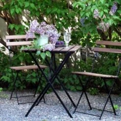 Set Tavolo E 2 Sedie Da Giardino Modello Bistrot -Giardino di Lusso 32599603 4