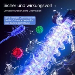Depuratore D´acqua Per Stagni SunSun CUV-172, Lampada 72W -Giardino di Lusso 3296734 4
