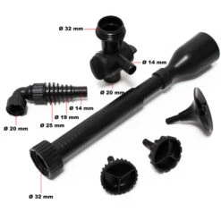 Filtro 3 In 1 SunSun CUF-6000 & Fontana 4500l 54W, Depuratore UV 9W -Giardino di Lusso 3296749 5