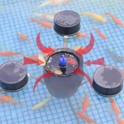 Skimmer Galleggiante SunSun CSP-250 Per Laghetto Con Pompa 2500l/h 55W Raccolta Foglie -Giardino di Lusso 3296773 5