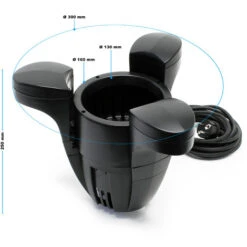 Skimmer Galleggiante Jebao SK-30 Stagni Fino A 25m², Pompa 2.500 L/h 45W Raccolta Foglie -Giardino di Lusso 3296812 3