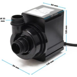 Pompa Per Ruscelli SunSun CTM-4800 SuperECO 4500l/h 30W, Pompa A Filtro, Skimmer -Giardino di Lusso 3296834 3