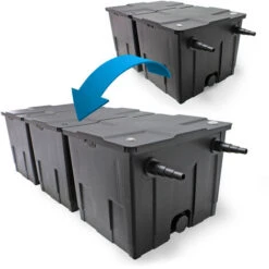 Set Di Upgrade 2 Per Filtro Bio A Flusso Continuo SunSun CBF-350C Per Aumento Di Volume A 90.000 L