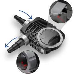 Pompa Filtro SunSun NEO12000 SuperECO 12.000 L/h 100 W Pompa Per Ruscelli E Laghetto -Giardino di Lusso 3297412 3