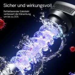 Sterilizzatore UV A Acqua Per Laghetto SunSun CUV-318 Lampada UV-C 18W -Giardino di Lusso 3297429 3