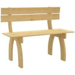 Panca Da Giardino 150 Cm In Legno Di Pino Impregnato VidaXL