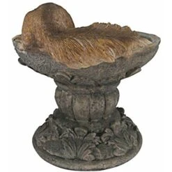 Design Toscano QM231341 Statua Di Hunter, Lo Scoiattolo Dei Boschi, Multicolore, 19x18x19 Cm -Giardino di Lusso 33308197 4