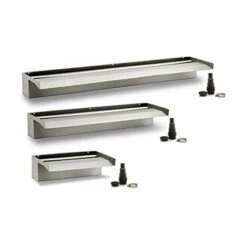 Oase Waterfall XL 90 70773 - Cascata 90 Cm Di Larghezza, Effetto Acciaio Inox, Per Giochi D'Acqua In Giardino Ed Esterni, Montaggio Su Pareti E Pareti Per Laghetti, Piscine, Fontane -Giardino di Lusso 33413703 3