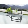 Greemotion 416505 Tavolino Pieghevole Da Balcone, Regolabile In Altezza, Grigio, Piccolo -Giardino di Lusso 33606565 1