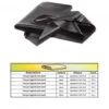 Telo Per Laghetto Nero In Pvc Metri 3,00 X 4,00 Mt