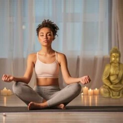 Relaxdays Buddha, Figura Da Giardino, Resistente Alle Intemperie, Buddha Seduto, Poliresina, HBT: 70x45x35 Cm, Dorata -Giardino di Lusso 34735704 3