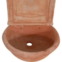 Fontana A Muro Giardino 64x46x35 Cm Made In Italy Fontana Da Giardino A Muro In Terracotta Fontanella Da Giardino Muro Esterno -Giardino di Lusso 34835880 4