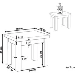 Sgabello Da Giardino In Effetto Cemento Grigio Ostuni -Giardino di Lusso 35107708 3