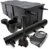 Il Set Filto Bio 90000l 72W UVC Depuratore Per Stagni 80W Pompa Fontana Skimmer SK-30