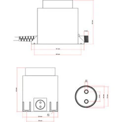 Alimentatore / Trasformatore Jebao JBA48V-12-1670U IP44 12 Volt 1670 MA 20 VA AC/AC -Giardino di Lusso 3564236 4