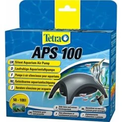 Tetra APS 100 Pompa Per Acquari Di 50 - 100 L, Aeratori Silenziosi E Potenti, Antracite