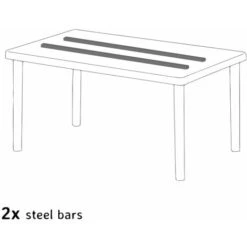 Tavolo Rettangolare Nero 150x90 Cm Con 6 Sedie Colorate Enjoy Modello Sedie: Boheme Nere Antracite -Giardino di Lusso 3865610 3